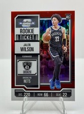 2023-24 Contenders Optic JALEN WILSON Rookie Red Prizm RC Nets SSP MINT❗️