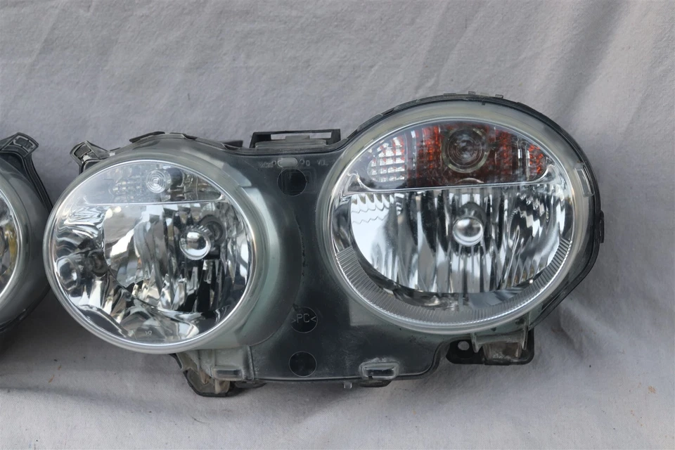 04-07 Jaguar XJ8 XJR VDP Headlight Lamp HALOGEN Set L&R POLISHED Foto 3 de 4