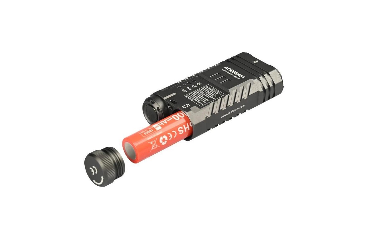Acebeam Terminator M2-X Dual Head Spot/Flood EDC with RGB