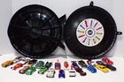Vintage Hot Wheels Super Rally Case FULL w/ 24 Cars & Trucks HS-E3-A