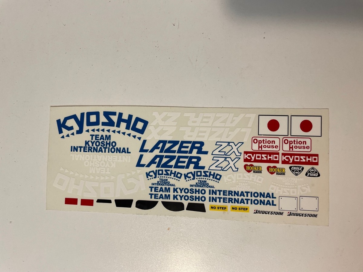 ステッカー Vintage Kyosho Laser ZX Decal Sticker | eBay
