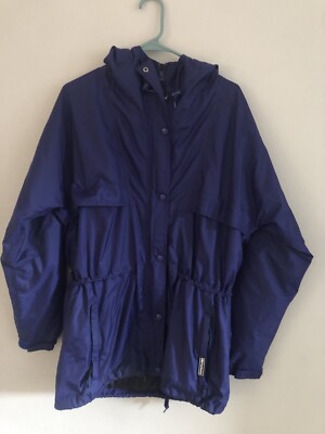 Helly Hansen Cobalt Blue Rain Jacket Size Medium
