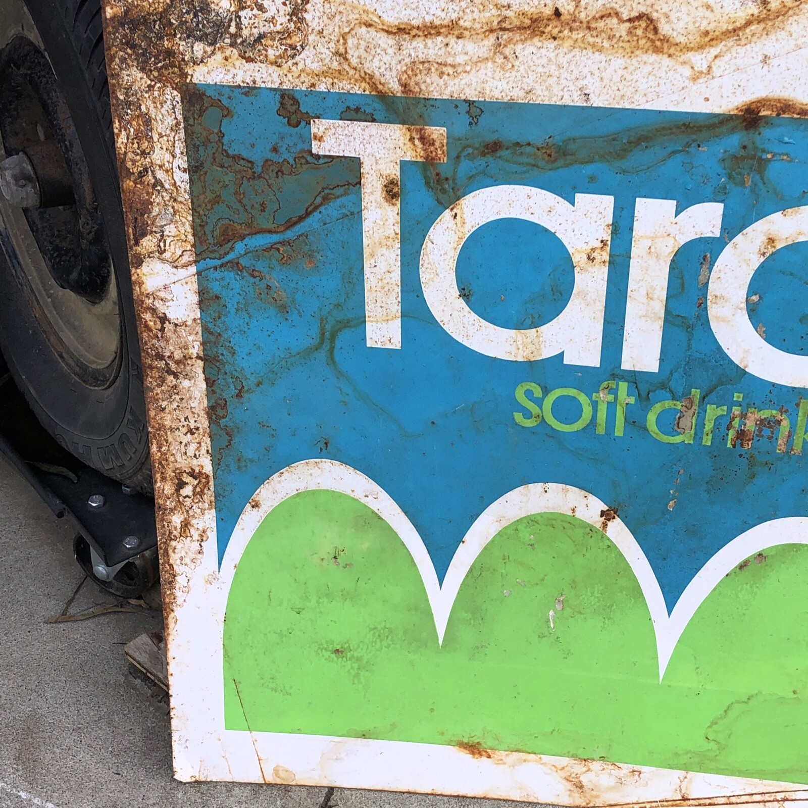 Tarax Soft Drinks Vintage Screenprinted Tin Sign eBay