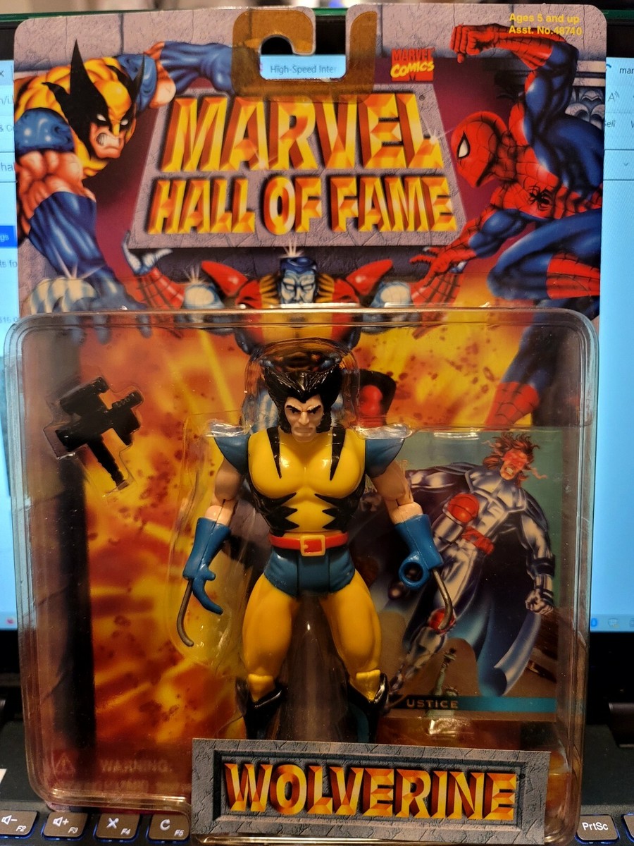 アメコミ MARVEL HALL OF FAME WOLVERINE Vintage Toybiz Marvel Hall of Fame WOLVERINE Figure 1996