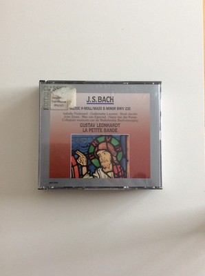 Johann Sebastian Bach CD Messe H-Moll = Mass B Minor BWV 232 Gustav Leonhardt