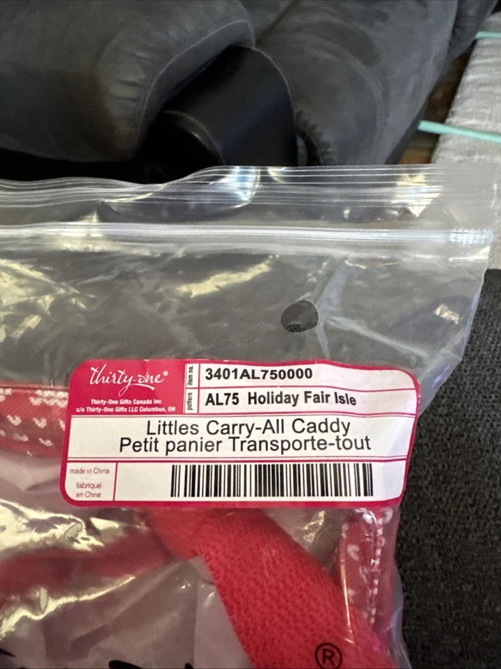 31 Little Carry All Caddy Holiday Fair I señor Foto 4 de 4