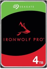Seagate IronWolf Pro 4 TB Enterprise NAS Internal HDD CMR 3.5 Inch SATA 6 Gb/s