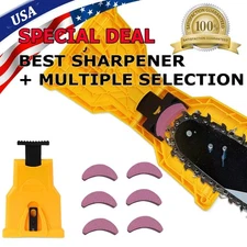 Chainsaw Teeth Sharpener 14-20in Chain Saw Blade Bar Fast Sharpening Stone Tool