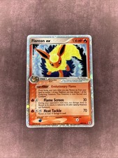 Pokémon TCG Flareon EX Holo Rare Card 108/113 Delta Species on eBay