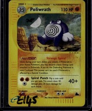 Poliwrath (26) Reverse Holo Rare Skyridge 026/144 NM
