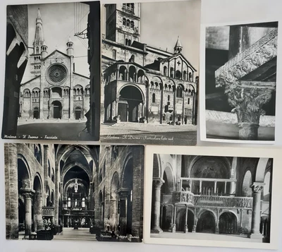 Kirchen Bauwerke: 5 x Heimatbelege MODENA (3 x Postkarte, 2 x Photos) ~1960/70 - Bild 1 von 2