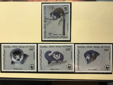 Komoren 1987 Satz WWF Mongozmaki Lemuren postfrisch