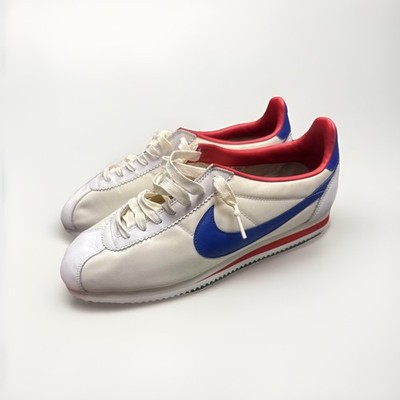 Size 11-Nike Cortez TXT Ivory White Red Blue.. Orale Carnle   FIRE Vnds