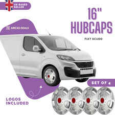 16" WHEEL TRIMS TO FIT Fiat Scudo SET OF 4 HUB CAPS