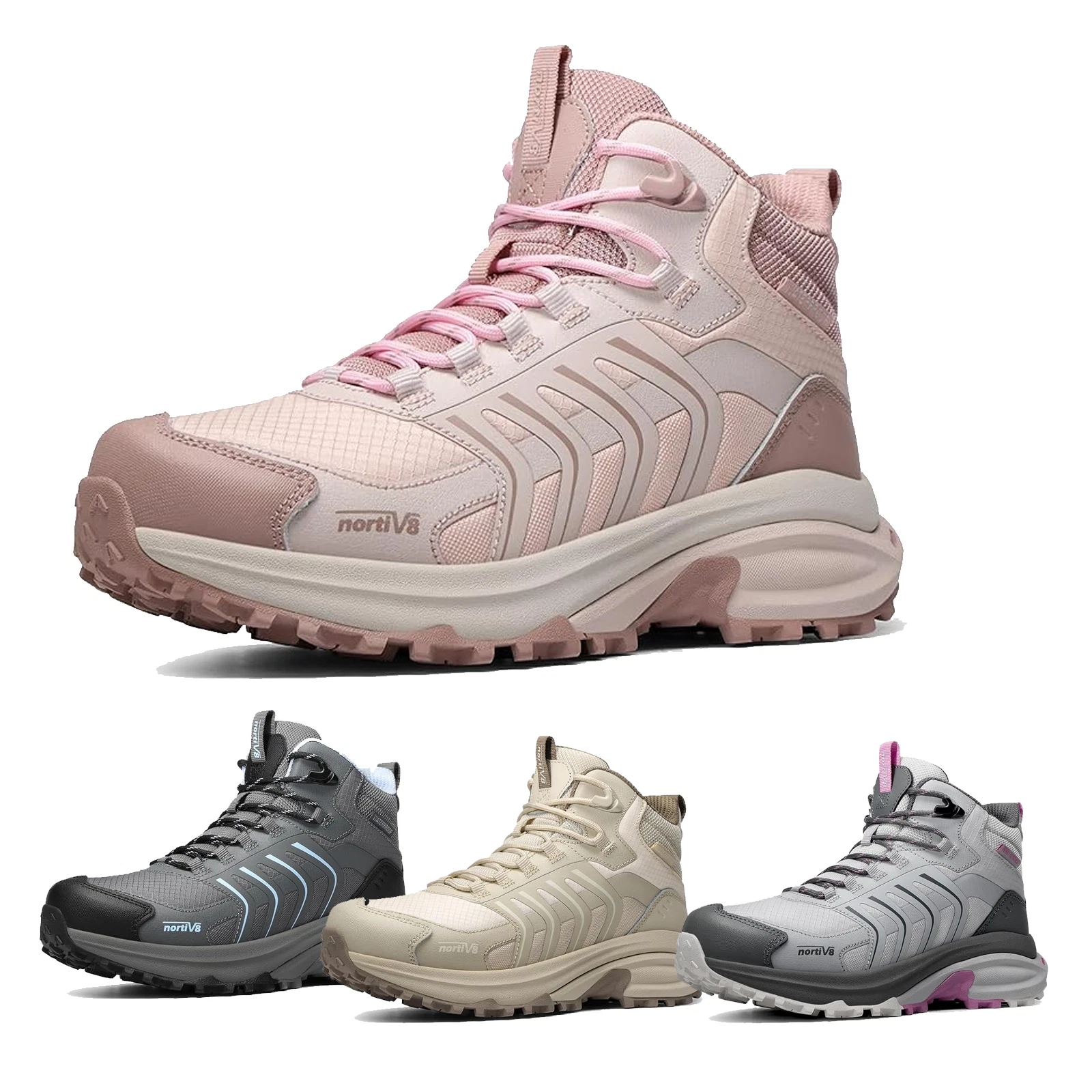 Women's Lightweight Hiking Boots Waterproof Outdoor Camping Trekking Boots
Opens in a new window or