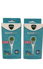 2 Vicks SpeedRead Digital Thermometer V912BBUSV5 - Oral/Rectal/Underarm Use