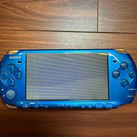 [ Excellent + ] Sony PSP 3000 Vibrant Blue Tested Game Console w/ Battery #34