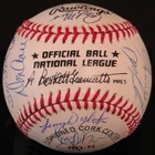 1989 New York Mets Team Autographed ONL Giamatti Baseball