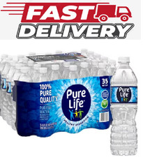 Pure Life Purified Water, 16.9 fl oz, 35-Pack Plastic Bottles