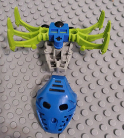 MOC Lego Bionicle Fikou 1441 BLUE Tree Spider -Custom Color Build