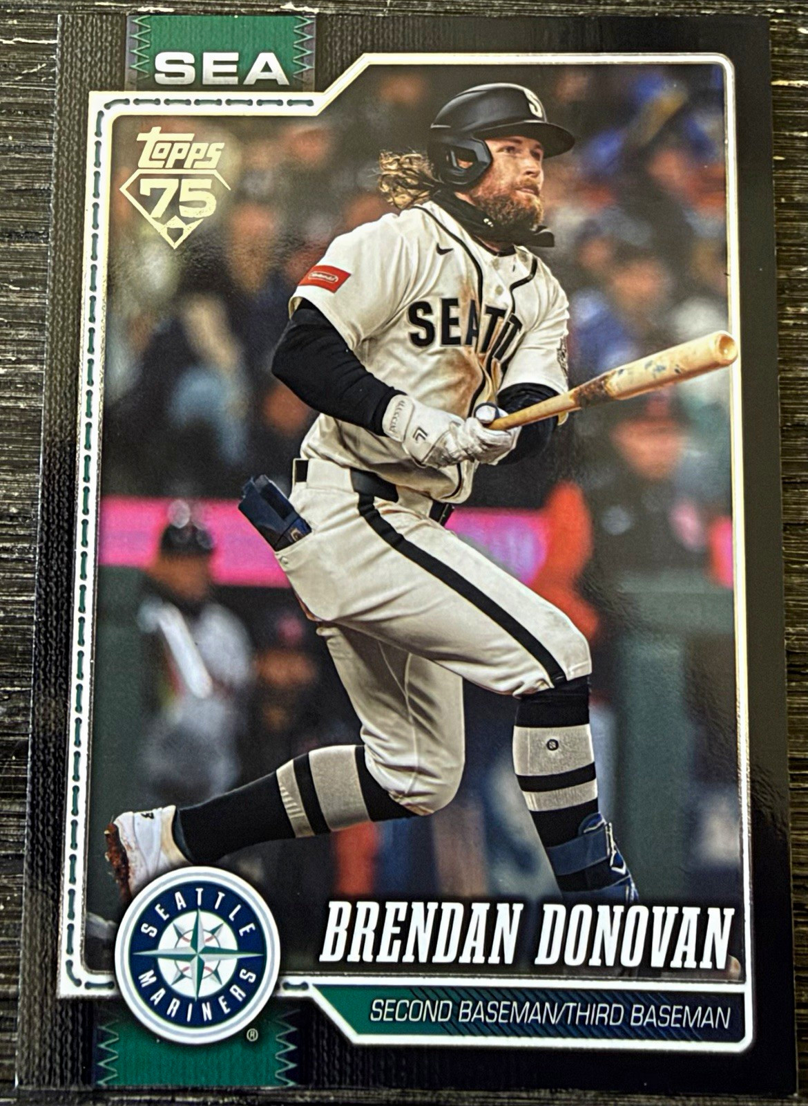 Brendan Donovan Seattle Mariners 2026 Topps Update US83 Black Parallel /75