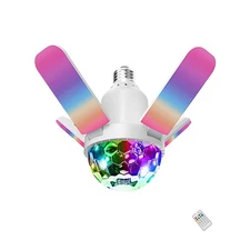 Disco Ball Light Bulb wiht Bluetooth Speaker Play MusicDisco Lights for Parti