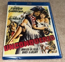 Unconquered Blu-Ray Disc NEW Sealed Kino Lorber Gary Cooper Cecil B Demille