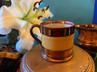 GORGEOUS 1800s ANTIQUE ENGLISH COPPER LUSTERWARE CUP No Chips-absoulutey LOVELY! — photo 3