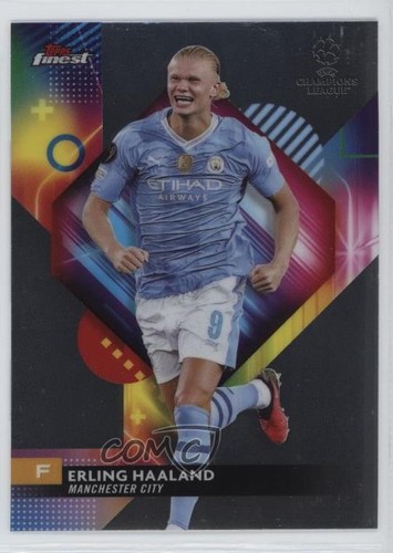 2023-24 Topps Finest UEFA Club Competitions Erling Haaland #121 0n0t