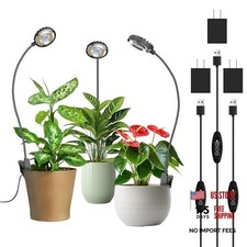 Grow Light for Indoor Plants, Full Spectrum Clip Plant Grow Lights, 7W 3 pack