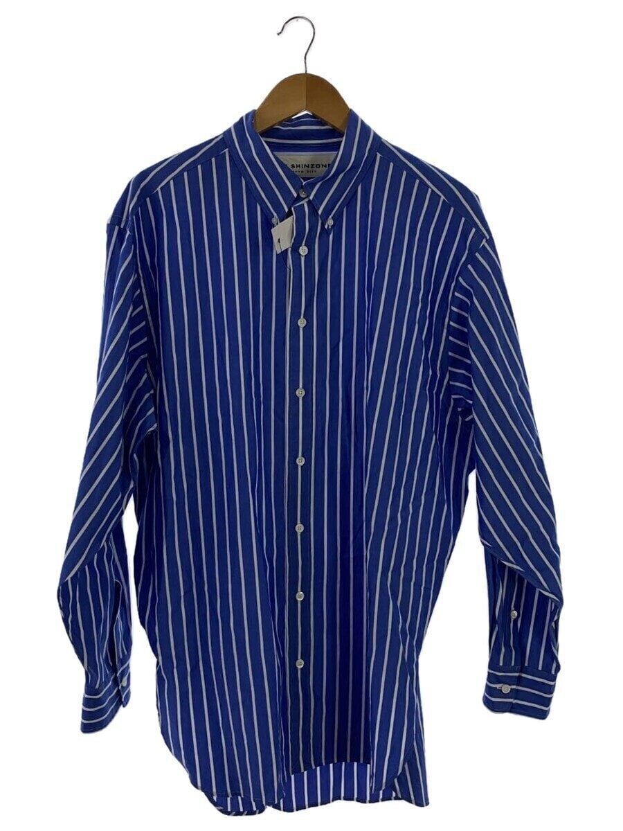 Camicia Shinzone altra manica lunga cotone BLU 23AMSBL01 usata