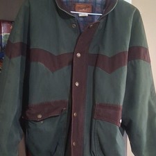 Vintage Wrangler Western Canvas Blanket Lined Jacket