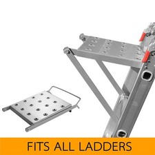 Folding Step Platform Ladder Work Ladder Work Step Heavy Duty Bearing 150 KG UK