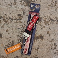 Pets First Collegiate Alabama Crimson Tide Dog Collar Size Medium 22" Reversible