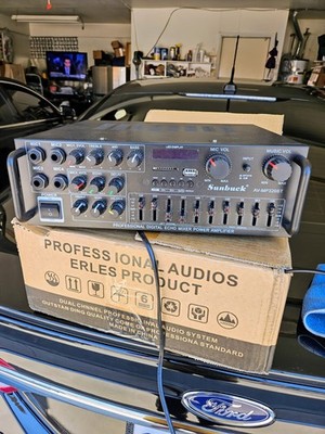 Sunbuck 5 Channel Bluetooth 4.0 2000W Power Amplifier