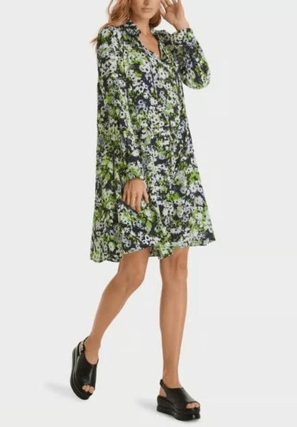 Women Marc Cain Dress Black Polyester XS