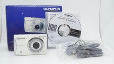 OLYMPUS FE-46 White Compact Digital Camera with Box Tested Condition