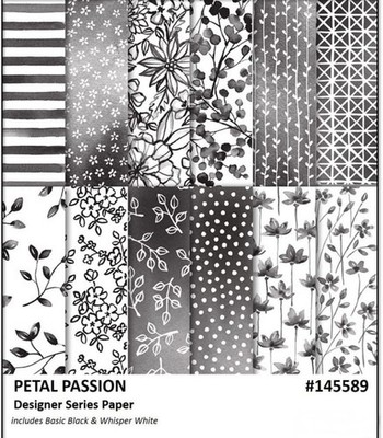 Stampin Up PETAL PASSION (24) 6x6 Sheets Designer Series Paper DSP NEW Retired