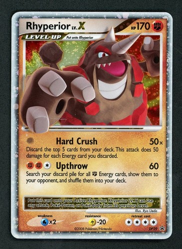 Pokemon Card - Rhyperior lv. X Diamond&Pearl Promo