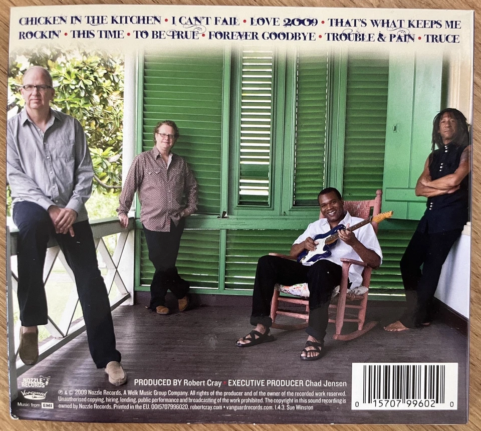 THE ROBERT CRAY BAND - This Time CD Digipak 2009 Nozzle Exc Cond! - Image 2 of 2