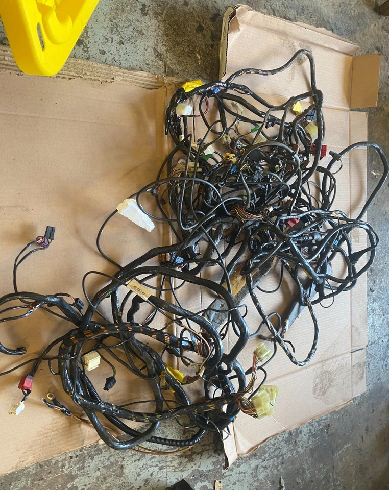 Arnés de cableado completo Jaguar XJS 2+2 1993-96 FABRICANTE DE EQUIPOS ORIGINALES USADO SIN CORTAR RARO DE ENCONTRAR Foto 4 de 4