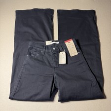 NEW WITH TAG LEVI'S 318 Shaping Wide Leg Women's Jeans - Soft Black SIZE 25 / 32