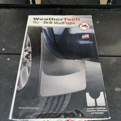 NEW WEATHER TECH NO DRILL MUD FLAPS 1 PAIR Front Set 110008 Yukon,Suburban