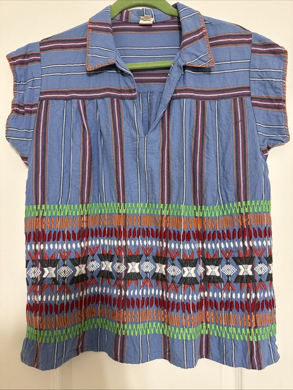 Ivy Jane 100% Cotton Women’s XS Embroidered Top