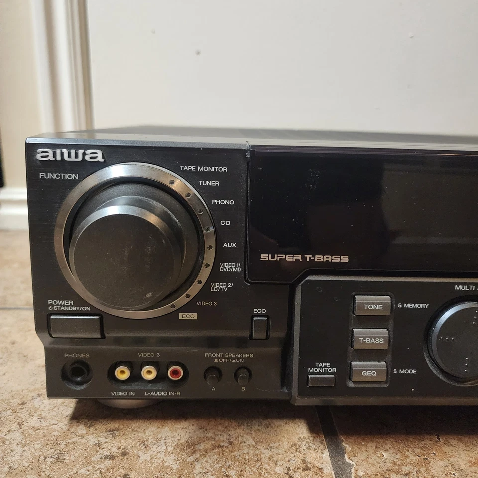 Aiwa AV-S17U Receiver HiFi Stereo Vintage 2 Channel Phono Powerful Home Audio - Image 2 of 4