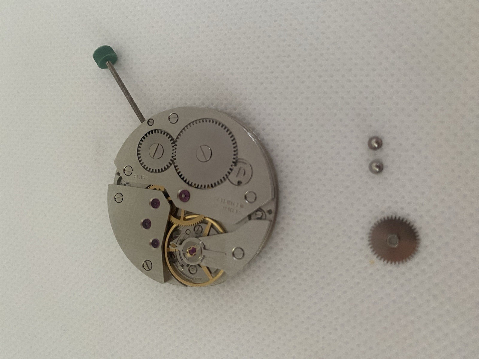 Mouvement Unitas 6497-1 neuf pour réparer une montre à remontage manuel 24h aiguillage standard