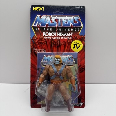 Masters of the Universe Robot He-Man Action Figure 2019 Super7 Unpunched