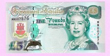GIBRALTAR 5 Pounds 2000 p29 UNC (TK 19 125)