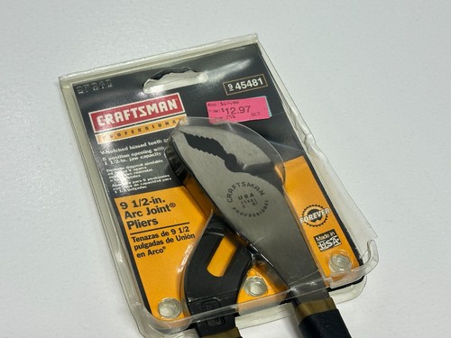 NOS Craftsman USA Professional 45481 10in. Groove Joint Pliers - Cushioned Grips - Picture 2 of 8