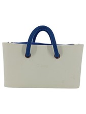 O bag borsa con manici borsa da trasporto beige donna casual con tasca interna 16x20 cm